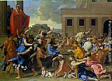 Rape of the Sabine Women by Nicolas Poussin